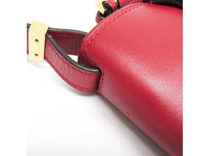 Borsa a spalla in pelle per donna Loewe Metal Gate Rosso - vista 10