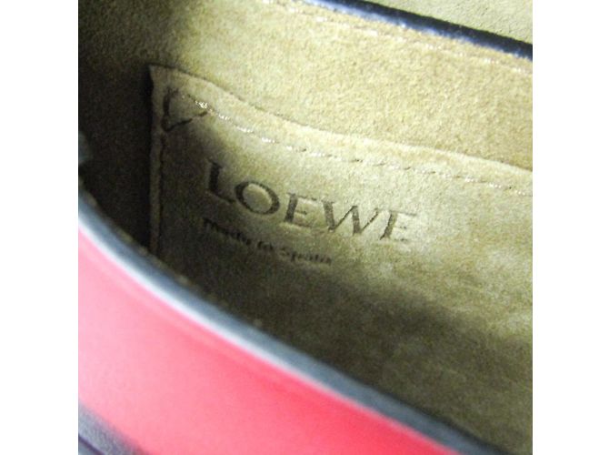 Borsa a spalla in pelle per donna Loewe Metal Gate Rosso - vista 12