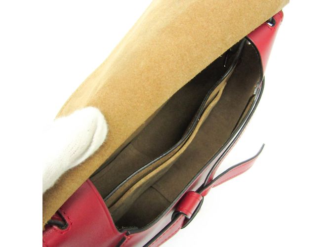 Borsa a spalla in pelle per donna Loewe Metal Gate Rosso - vista 4