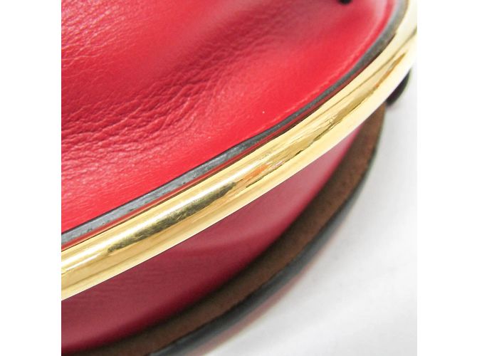Borsa a spalla in pelle per donna Loewe Metal Gate Rosso - vista 5