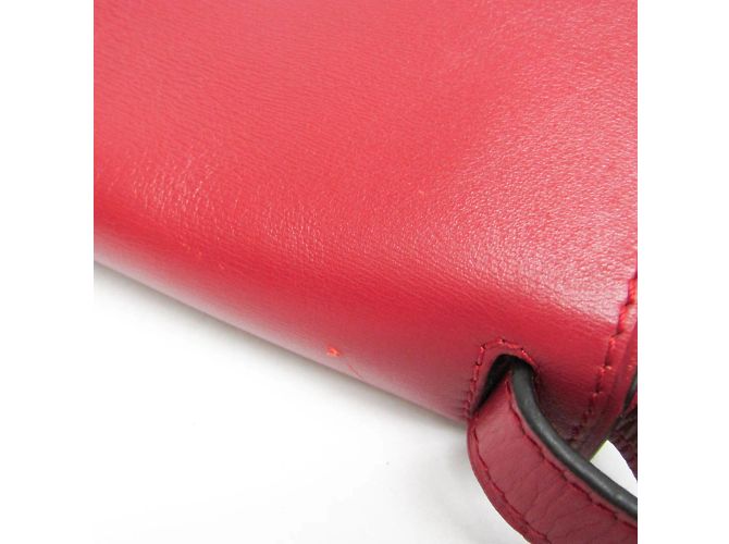 Borsa a spalla in pelle per donna Loewe Metal Gate Rosso - vista 8