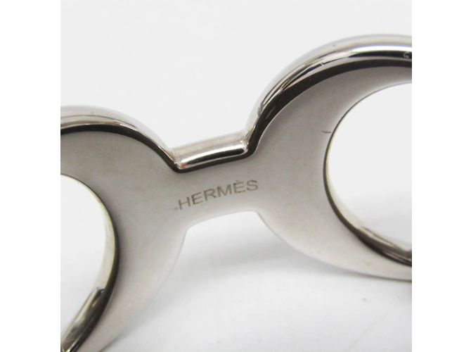 Hermès Bracciale Pavane Hermes in grigio Etoupe e argento Taupe - vista 8