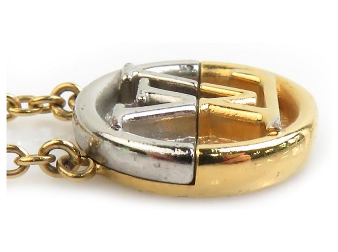 Collana in metallo Louis Vuitton in oro e argento D'oro - vista 3