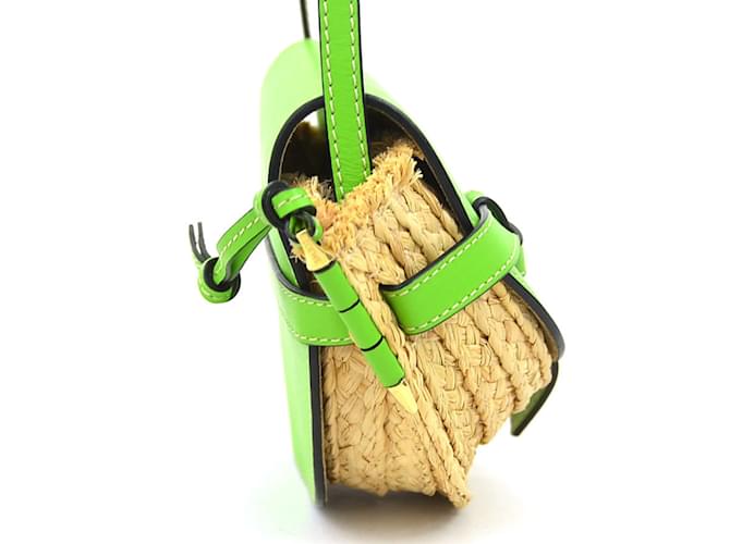 Borsa a Spalla Mini Gate di Loewe Verde chiaro - vista 2