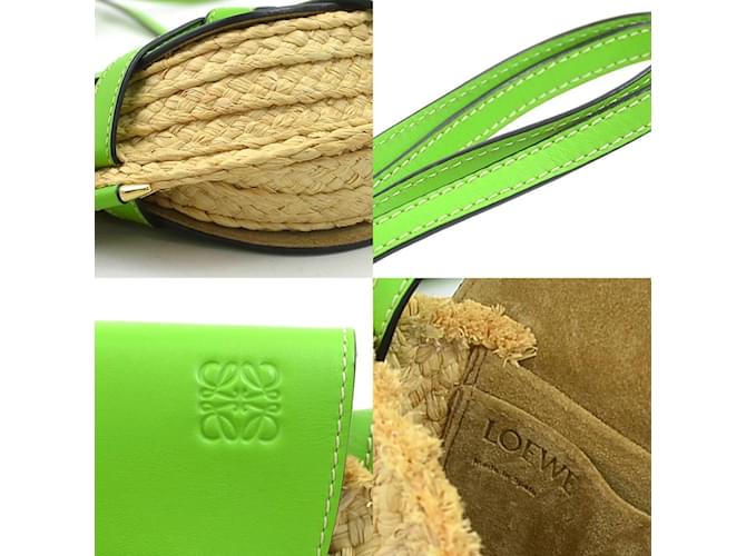 Borsa a Spalla Mini Gate di Loewe Verde chiaro - vista 4