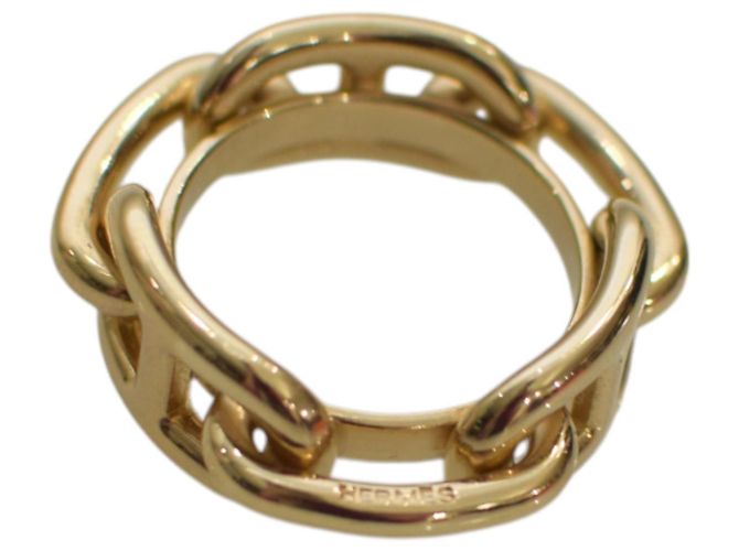 Anello per sciarpa Hermès Regate Chaine D'Ancre oro D'oro - vista 2