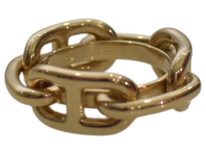 Anello per sciarpa Hermès Regate Chaine D'Ancre oro D'oro - vista 3
