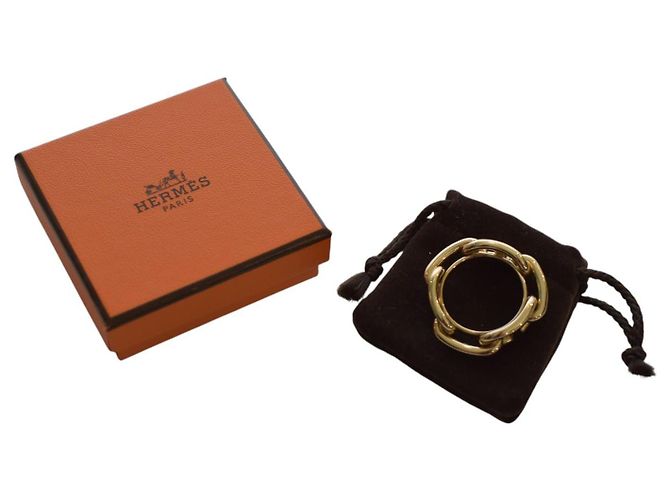 Anello per sciarpa Hermès Regate Chaine D'Ancre oro D'oro - vista 7