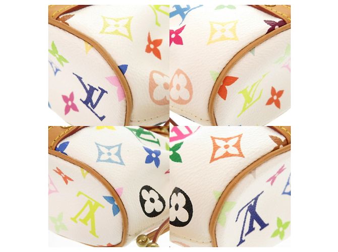 Handtasche Monogram Multicolor Teda PM Louis Vuitton Weiß Mehrfarben - Ansicht 5
