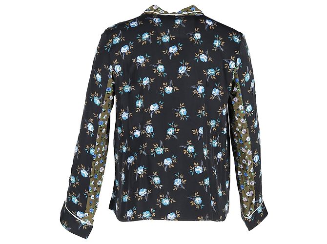 Blusa estampada floral Noisette da Sandro Paris em viscose multicolorida Multicor - vista 3