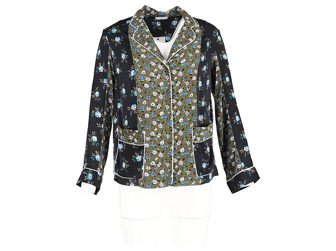 Blusa estampada floral Noisette da Sandro Paris em viscose multicolorida Multicor - vista 4