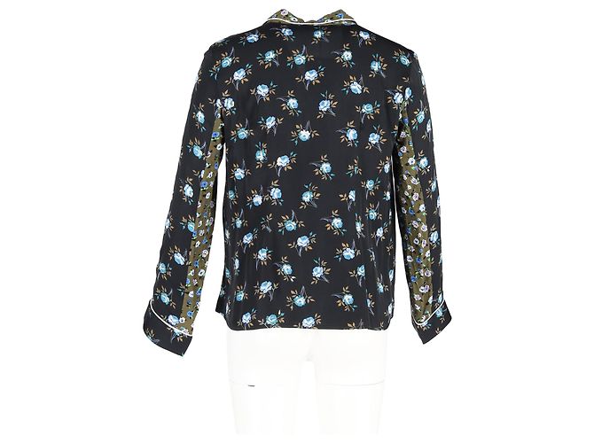 Blusa estampada floral Noisette da Sandro Paris em viscose multicolorida Multicor - vista 6