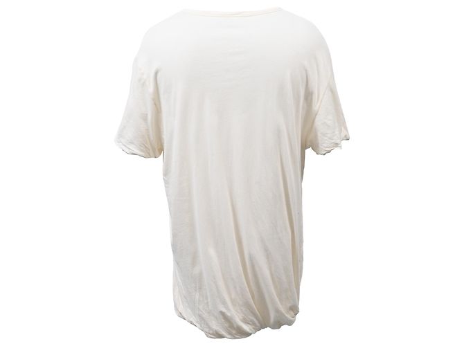 Camiseta Acne Studios en algodón blanco Crudo - vista 3