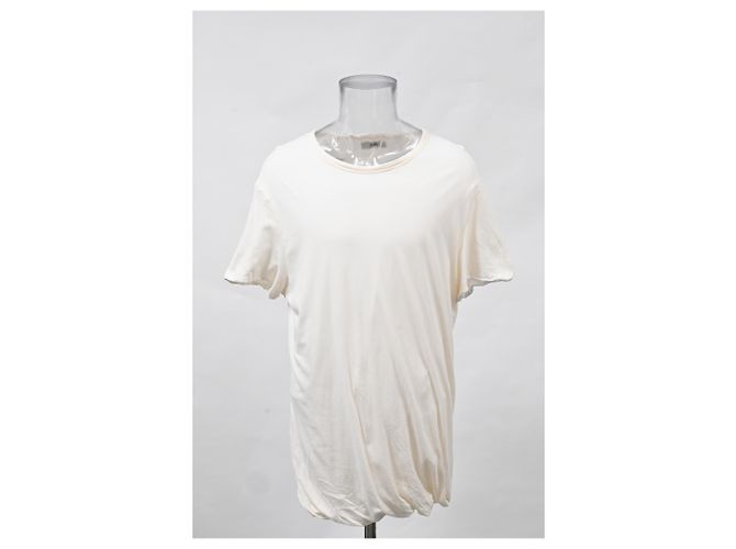 Camiseta Acne Studios en algodón blanco Crudo - vista 6