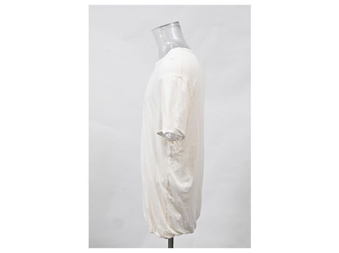 Camiseta Acne Studios en algodón blanco Crudo - vista 7