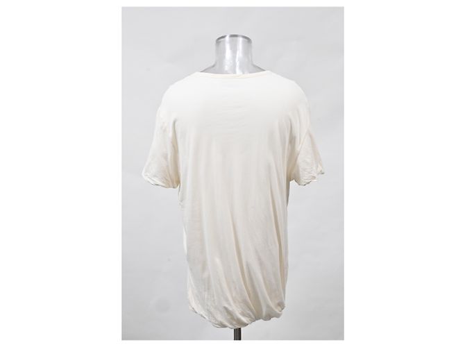 Camiseta Acne Studios en algodón blanco Crudo - vista 8
