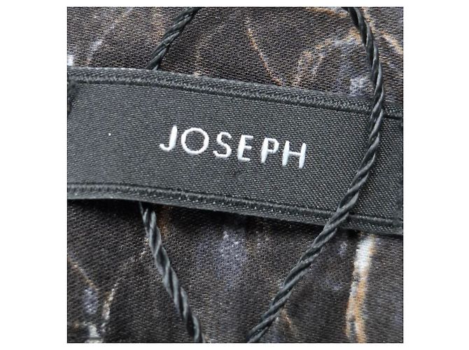 Pantaloni stampati Joseph Reptile in seta multicolore - vista 3