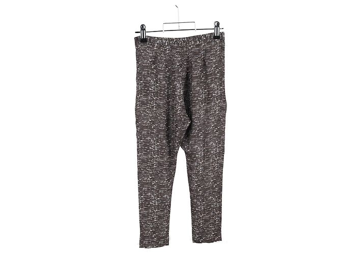 Pantaloni stampati Joseph Reptile in seta multicolore - vista 5