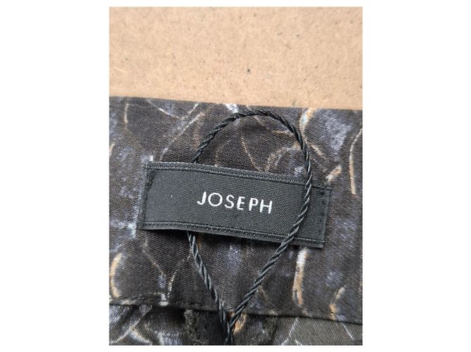 Pantaloni stampati Joseph Reptile in seta multicolore - vista 6