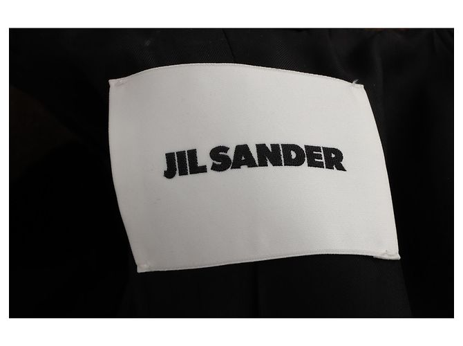 Jil Sander Doppelreiher-Blazer aus brauner Wolle - Ansicht 12
