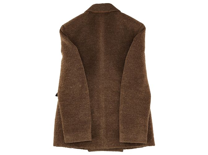 Jil Sander Doppelreiher-Blazer aus brauner Wolle - Ansicht 2
