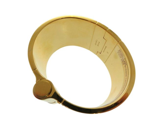 Hermès Bracciale in smalto Hermes GM D'oro - vista 6