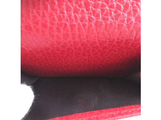 Billetera compacta Gucci GG Marmont Roja - vista 5