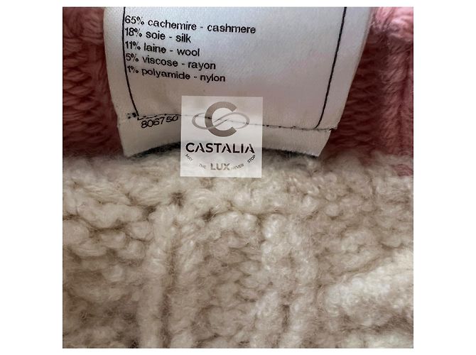 Chanel Cashmere-Pullover mit Teddyärmeln im Cara Delevingne-Stil für 5K$ Creme - Ansicht 13