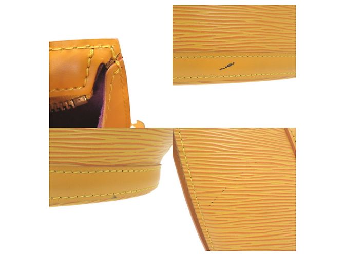 Borsa a spalla lunga Saint Jacques Poigner di Louis Vuitton Giallo - vista 10