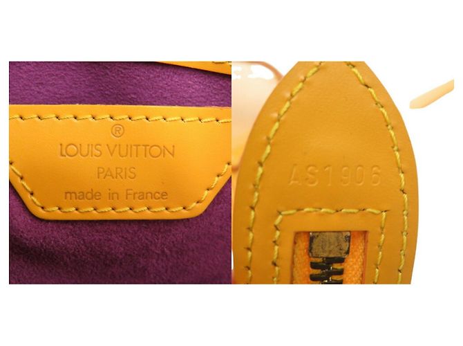 Borsa a spalla lunga Saint Jacques Poigner di Louis Vuitton Giallo - vista 11