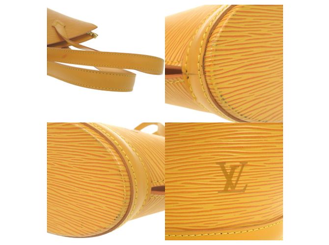 Borsa a spalla lunga Saint Jacques Poigner di Louis Vuitton Giallo - vista 7