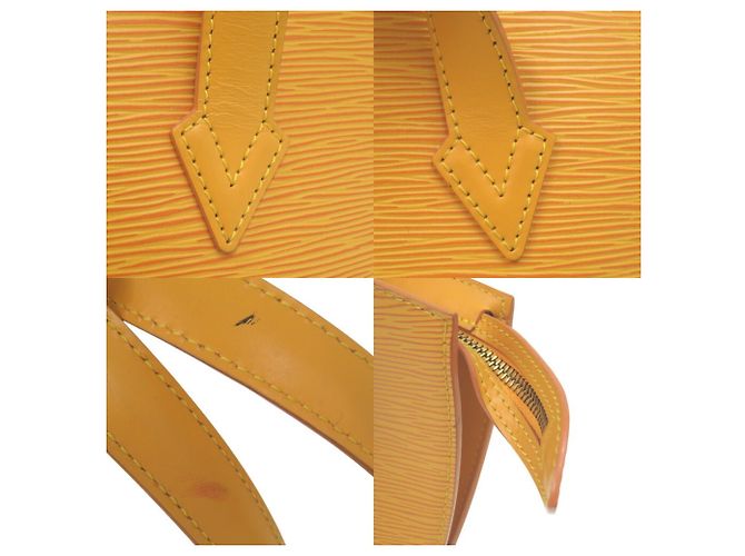 Borsa a spalla lunga Saint Jacques Poigner di Louis Vuitton Giallo - vista 9