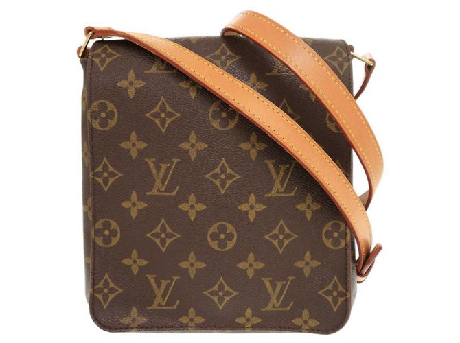 Borsa a Spalla Musette Salsa Monogram con Tracolla Lunga Louis Vuitton Marrone Monogramma - vista 2