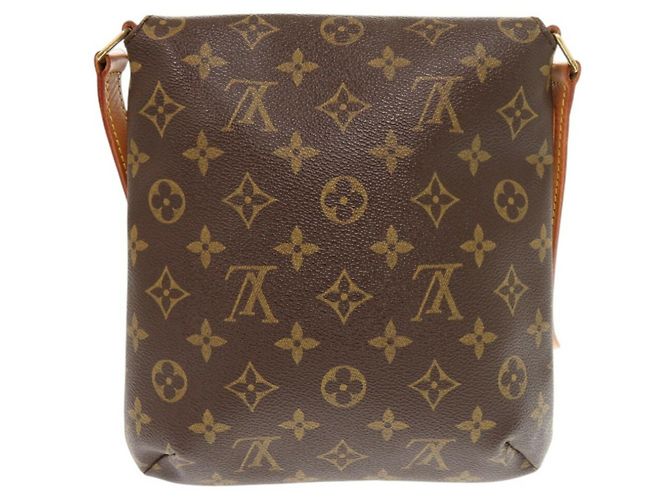 Borsa a Spalla Musette Salsa Monogram con Tracolla Lunga Louis Vuitton Marrone Monogramma - vista 3