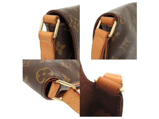 Borsa a Spalla Musette Salsa Monogram con Tracolla Lunga Louis Vuitton Marrone Monogramma - vista 9