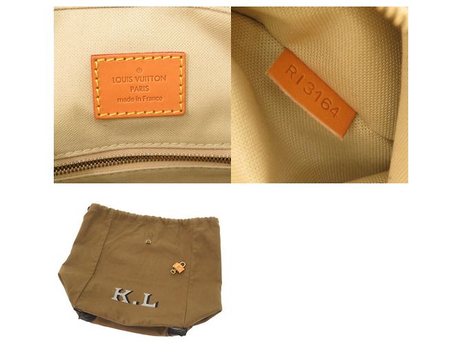 Borsa da boxe Baby Monogram Louis Vuitton Karl Lagerfeld Marrone Monogramma - vista 11