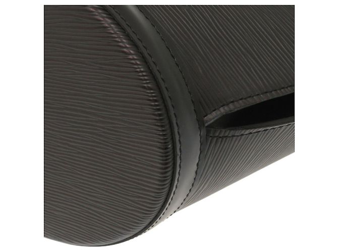 Borsa a spalla Saint Jacques in pelle Epi Louis Vuitton Nero - vista 5