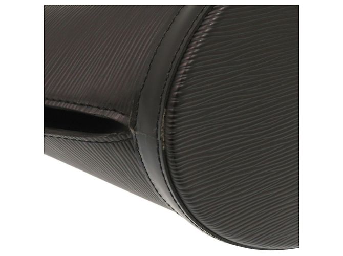 Borsa a spalla Saint Jacques in pelle Epi Louis Vuitton Nero - vista 6