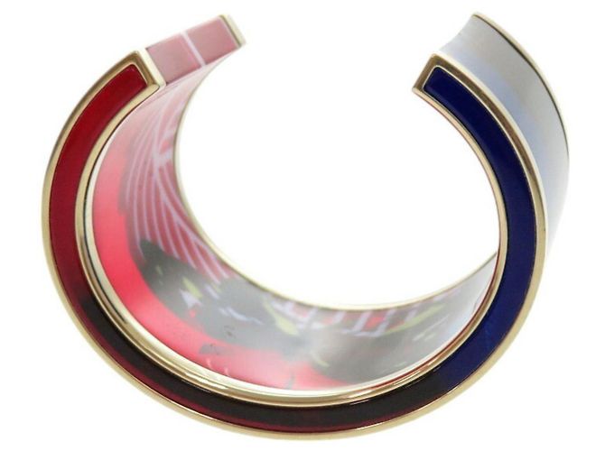 Bracciale a farfalla scheletro D-Jungle Pop di Christian Dior Rosso Blu D'oro - vista 7