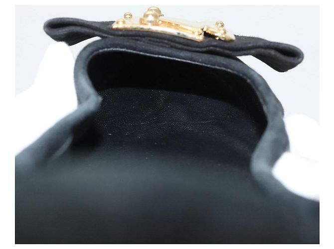 LOUIS VUITTON Décolleté in Suede Nero LV Auth bs25699 - vista 16