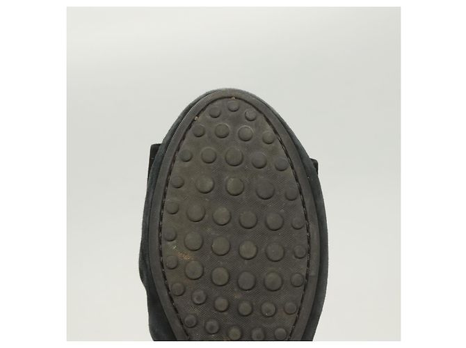 LOUIS VUITTON Décolleté in Suede Nero LV Auth bs25699 - vista 23