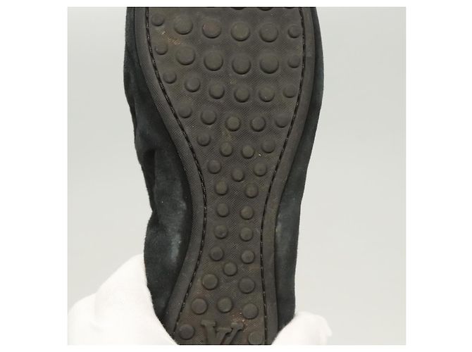 LOUIS VUITTON Décolleté in Suede Nero LV Auth bs25699 - vista 24