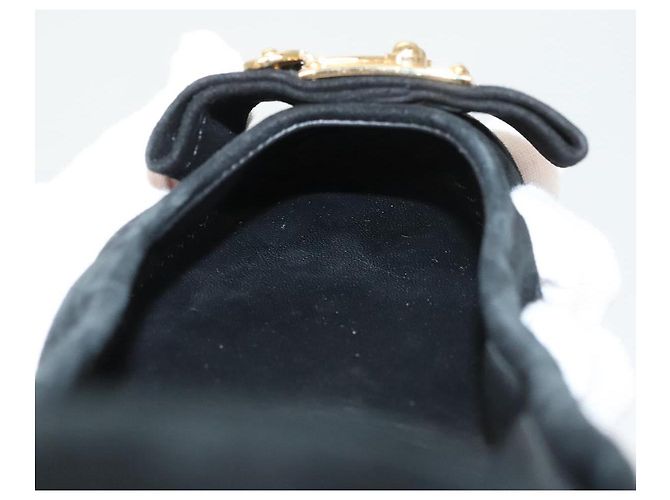 LOUIS VUITTON Décolleté in Suede Nero LV Auth bs25699 - vista 30
