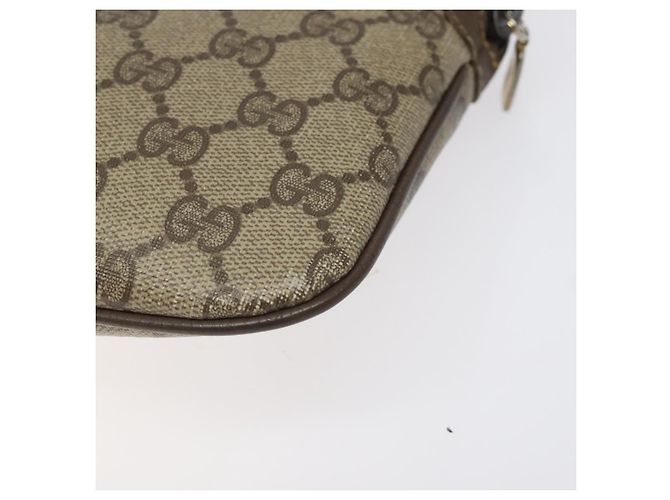 GUCCI GG Supreme Web Sherry Line Borsa a Spalla PVC Beige 904 02 047 Auth 123208 Rosso - vista 16