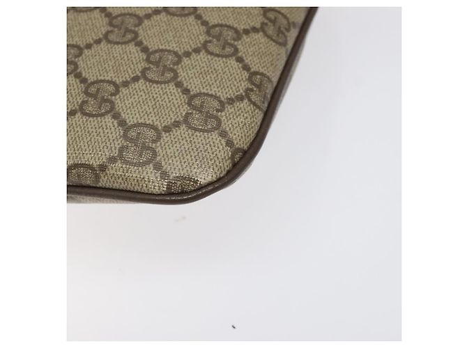 GUCCI GG Supreme Web Sherry Line Borsa a Spalla PVC Beige 904 02 047 Auth 123208 Rosso - vista 17