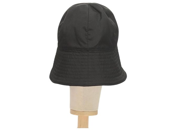 Cappello GUCCI Nylon L Nero 729470 Auth 118857M - vista 2
