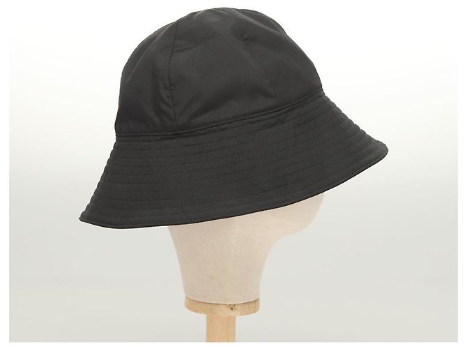 Cappello GUCCI Nylon L Nero 729470 Auth 118857M - vista 4