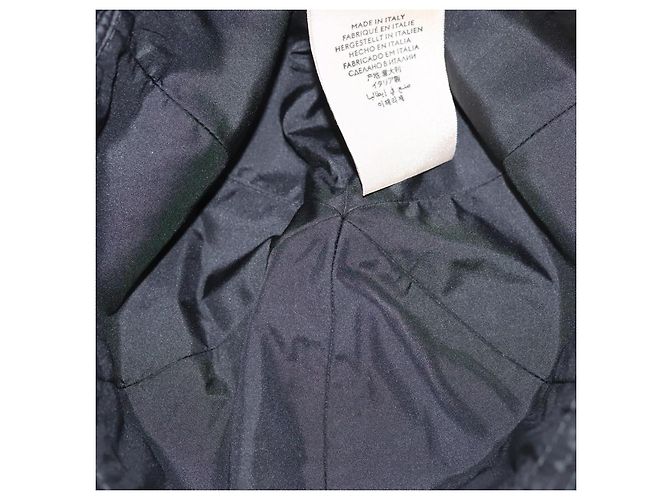 Cappello GUCCI Nylon L Nero 729470 Auth 118857M - vista 8