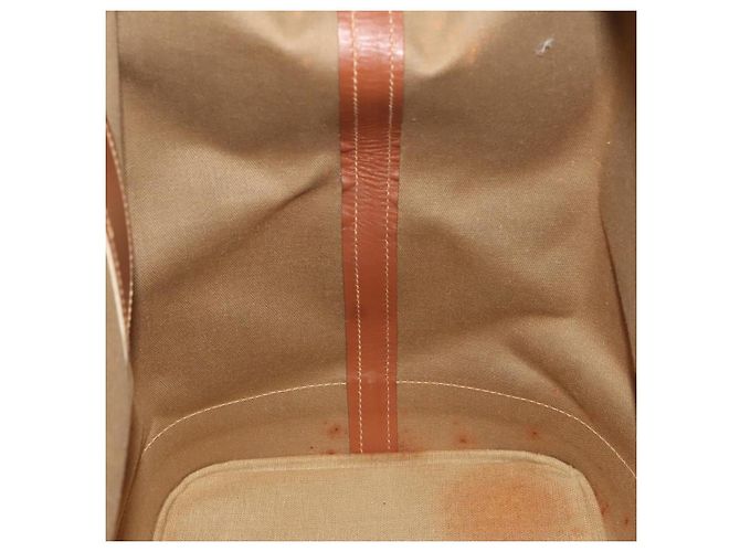 Gucci Borsa Boston Micro GG Supreme PVC Beige Oro 012 024 0467 45 Auth 124459 D'oro - vista 21