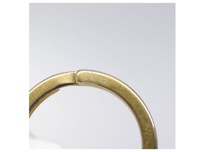 LOUIS VUITTON Portachiavi Looping Charm metallo Oro M66006 LV Auth BD2257 D'oro - vista 6